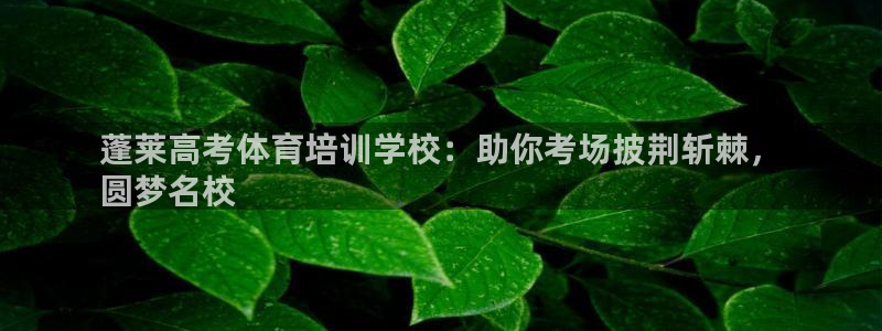 富联申购中签号：蓬莱高考体育培训学校：助你考场披荆斩棘，
圆